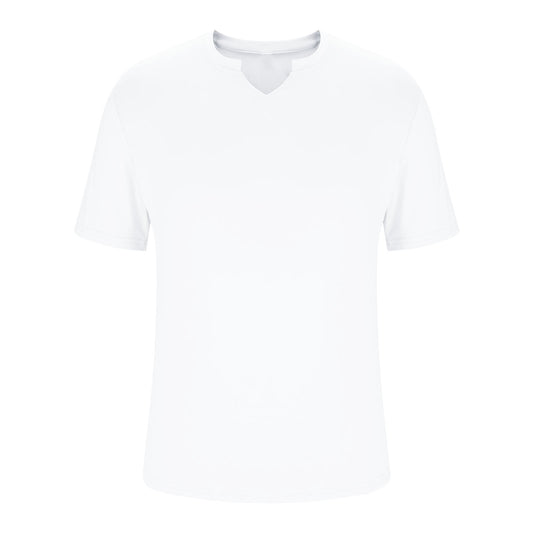 Men’s Short Sleeve Athletic White T-Shirt – Quick Dry Workout Top